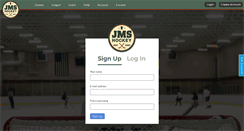 Desktop Screenshot of jmshockey.com